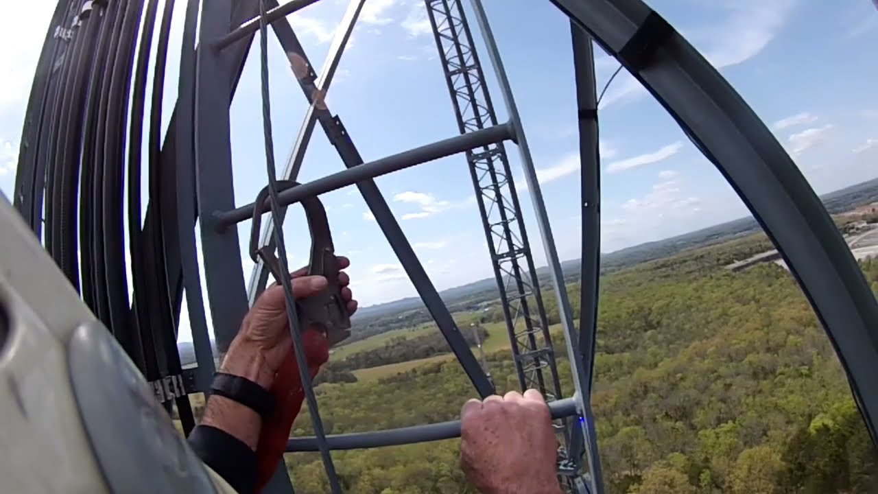 A short video climbing on a windy day