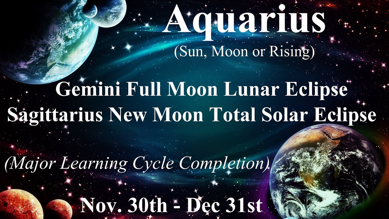 ♒️Aquarius ~ Rapid Movement Into Success and Happiness ~ Eclipse Reading