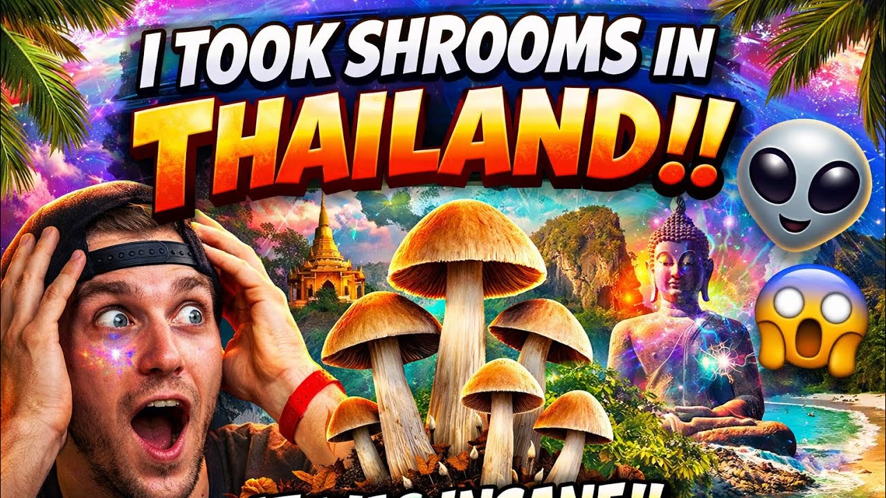 I Tried Mushrooms in Thailand… I Wasn’t Ready 😵‍💫