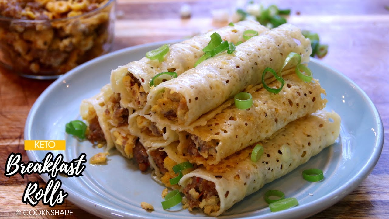 Easy Keto Breakfast Roll Ups