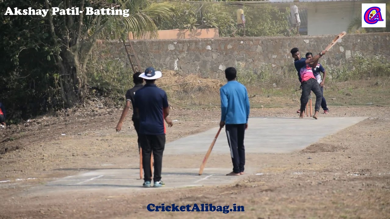 Akshay Patil Monya Fabulous Batting in Karanja Devi Mhatroli Chashak 2018