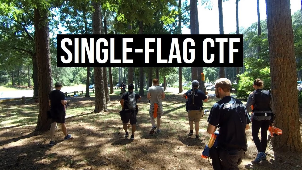 [NERF WAR GAMEPLAY] Single-Flag CTF