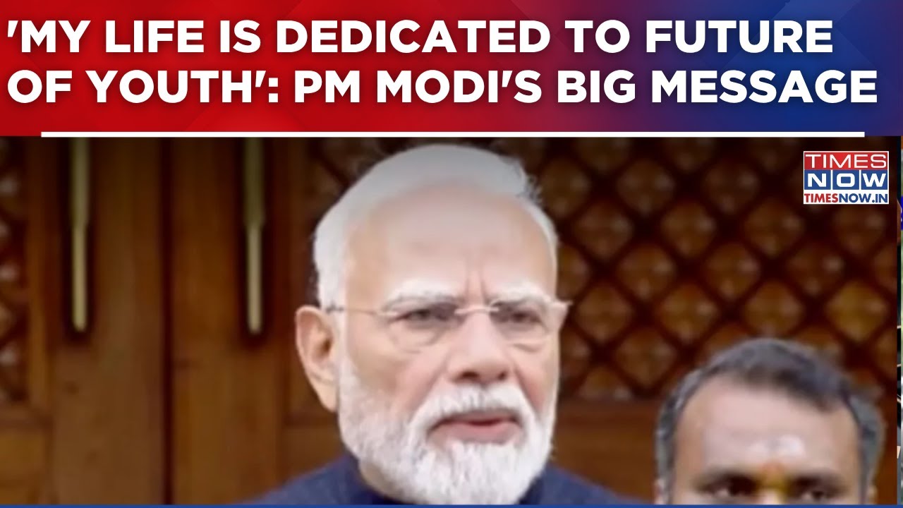 PM Modi's Big Message For Youth; Says 'My Life Is Dedicated To Your Future' | NDA Meet Underway