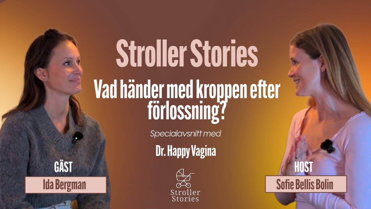 Vad händer med kroppen efter förlossning? Gynekologen Ida Bergman om bäckenbotten, skador & läkning.