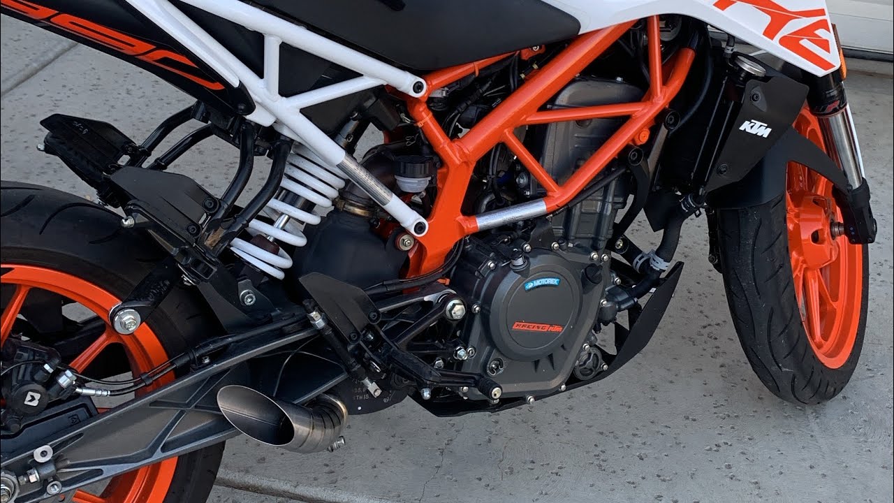 Installing an shorty exhaust on my 2020 duke 390