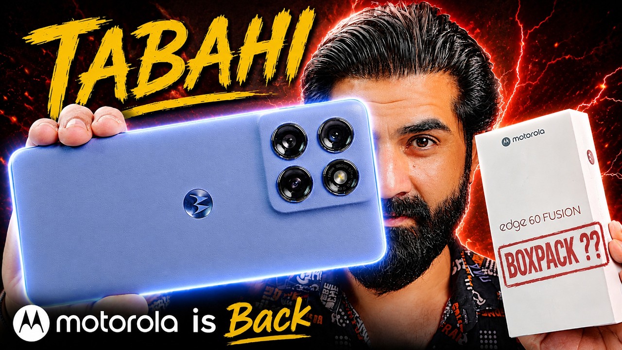 Tabahi 🔥 Motorola Smartphone in Pakistan ! 2 Major Problems ft Moto Edge 60 Fusion Under 90K
