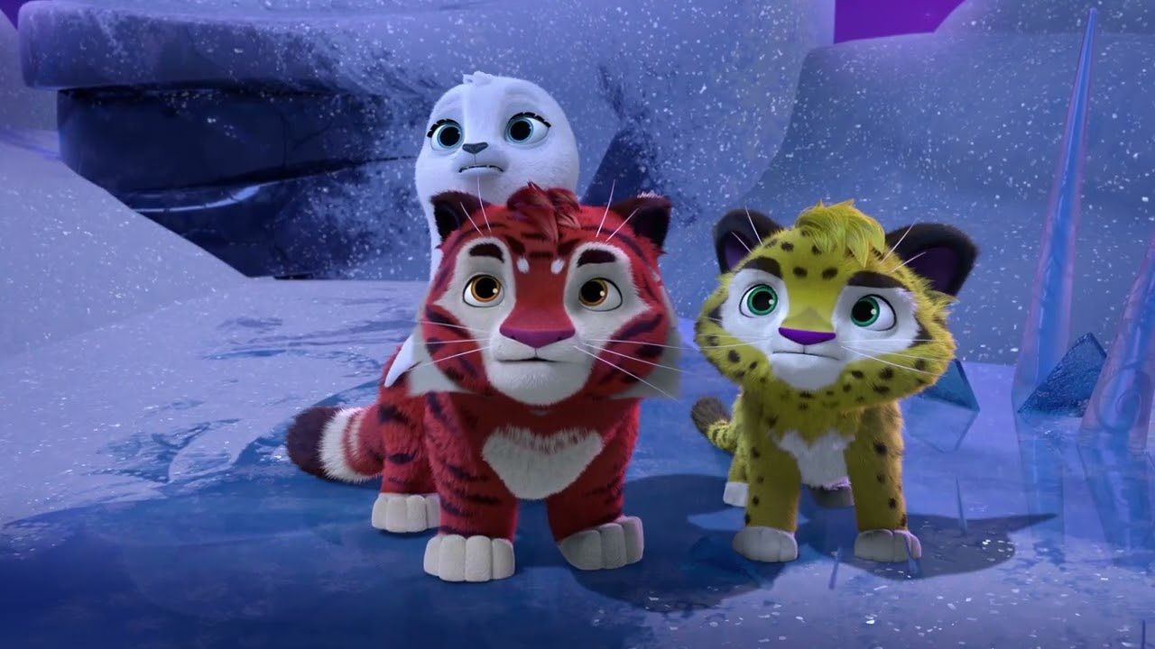 🐯 Лео и Тиг 🦁 — Белый Пребелый — Серия 37 — Развивающий мультфильм о животных
