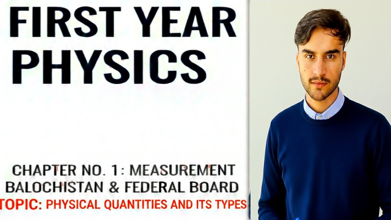 Physical quantities and there Types #1st year physics balochistan board