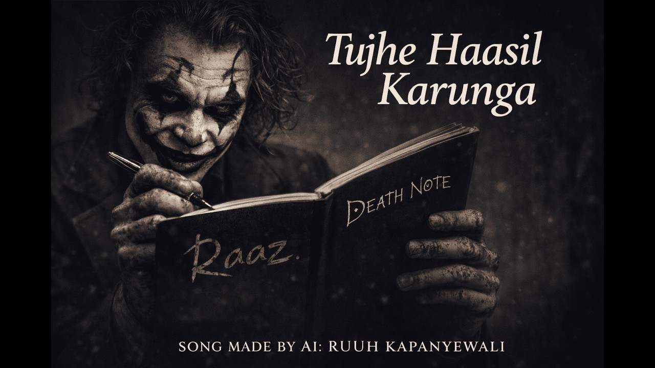 Tujhe Haasil Karunga 👁️‍🗨️ | Dark Horror Song 2026 | Creepy Joker Vibes | Ruuh Kapane Wali Track