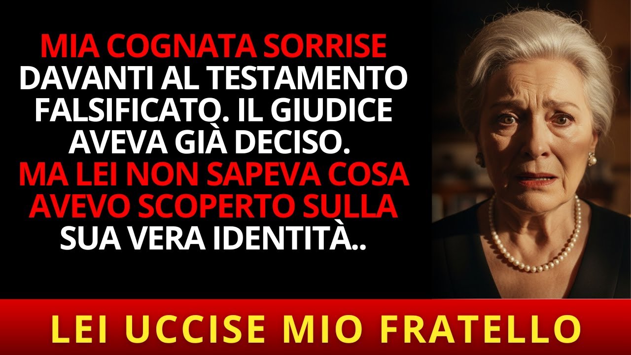 “Il giudice ha già deciso per te.” — sorrise mia cognata davanti al testamento