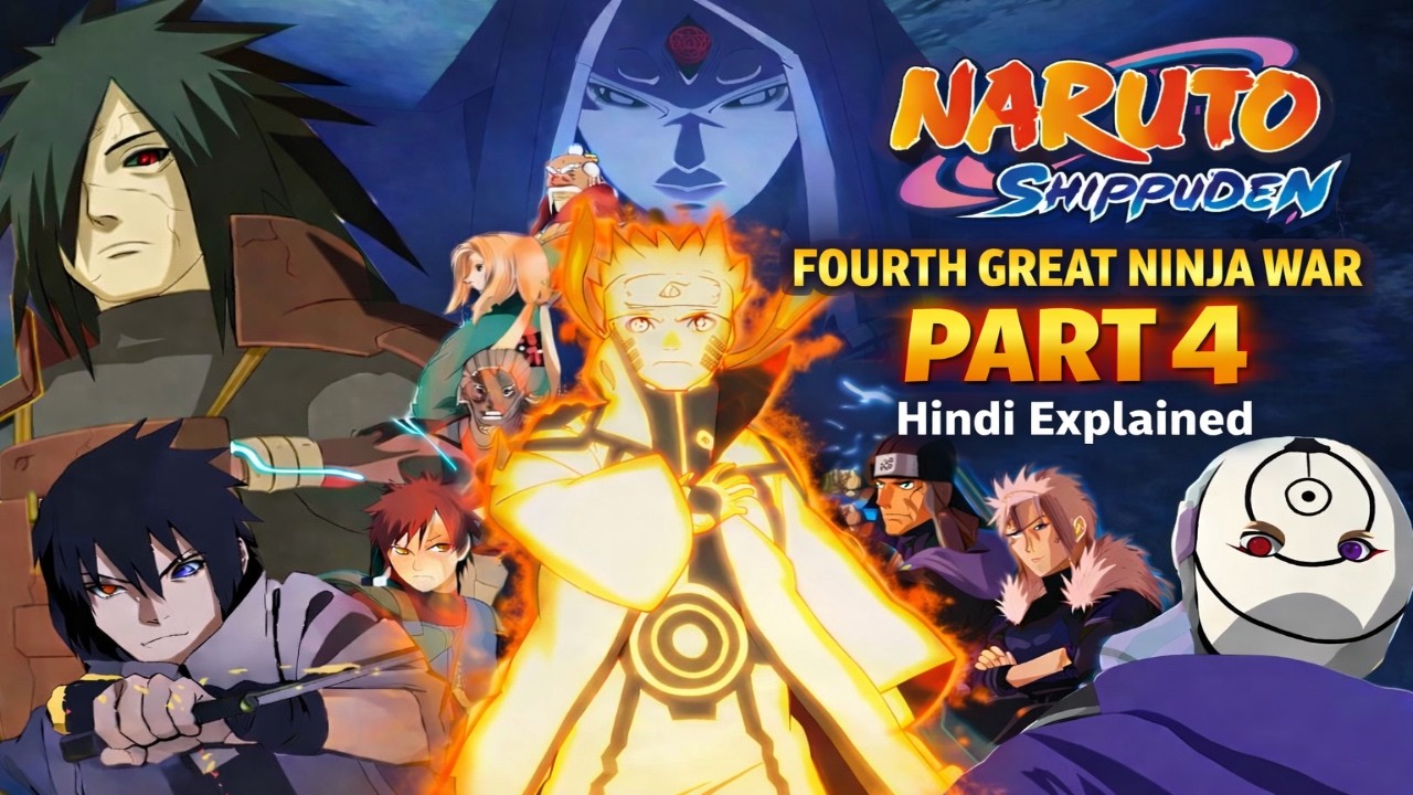 Naruto Shippuden Fourth Great Ninja War Part 4 Hindi Explained