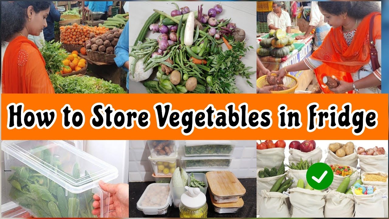 How to store vegetables in fridge🌟| vegetable storage tips & Ideas |Best storage containers #tips