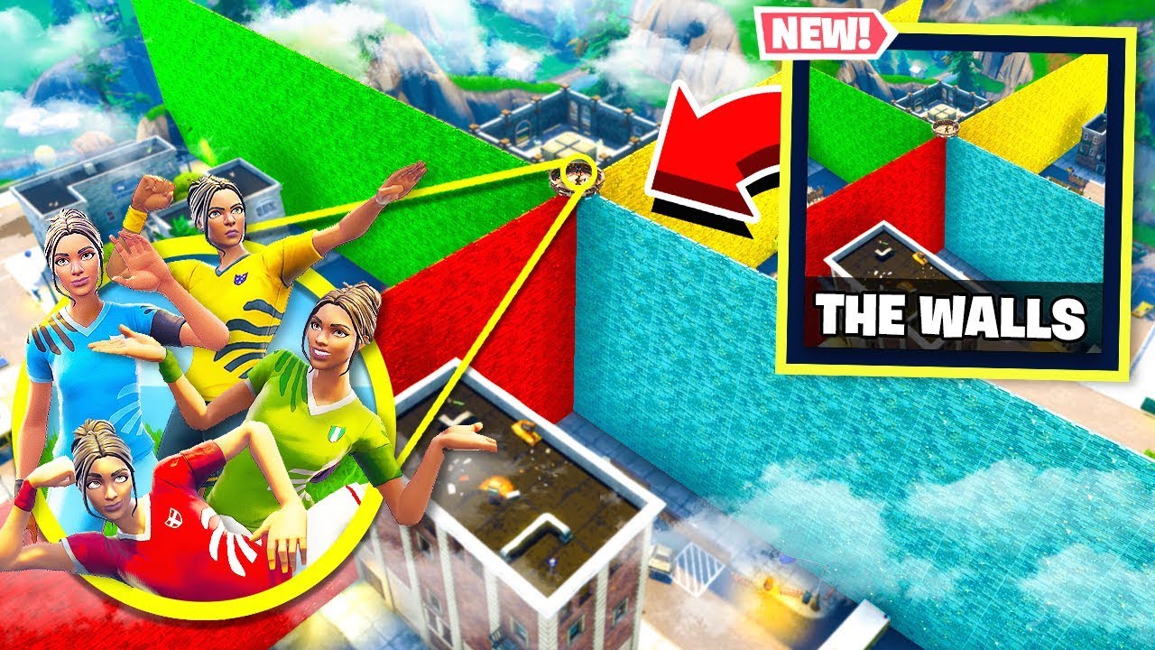 *NEW* DEATH WALLS Custom Gamemode in Fortnite Battle Royale!