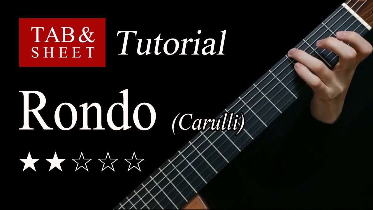 Rondo (F. Carulli) - Guitar Lesson + TAB