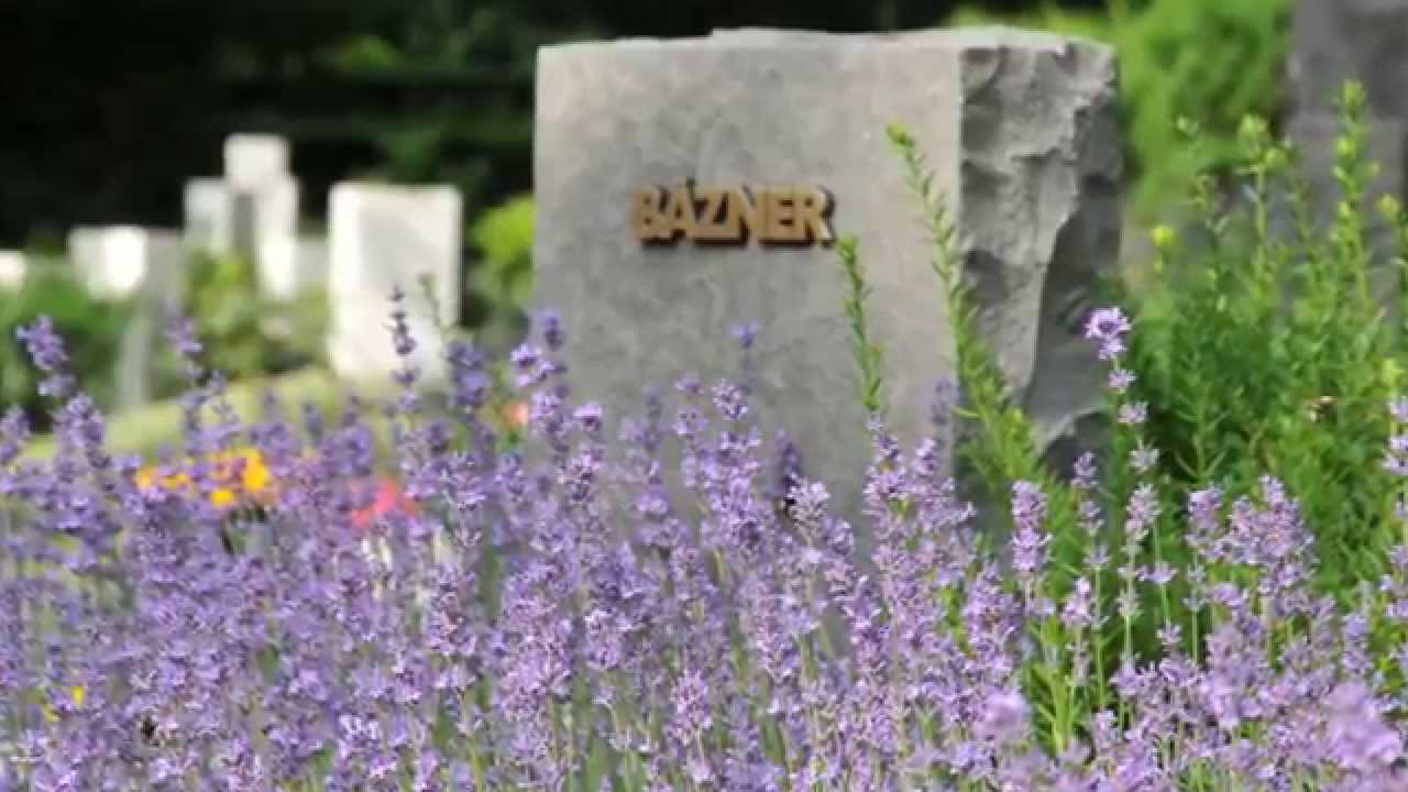 Gärtnergepflegte Grabfelder in Baden