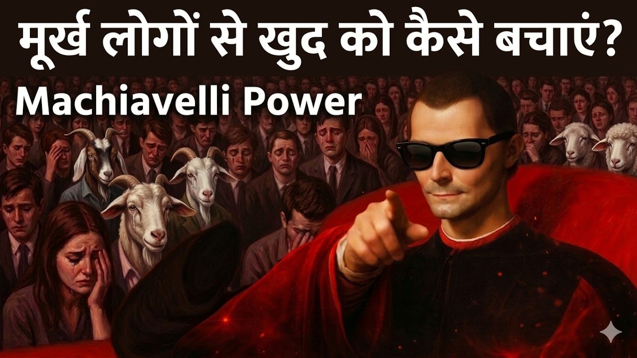 मूर्ख लोगों से खुद को कैसे बचाएं? | Machiavelli Power Strategy (Hindi)