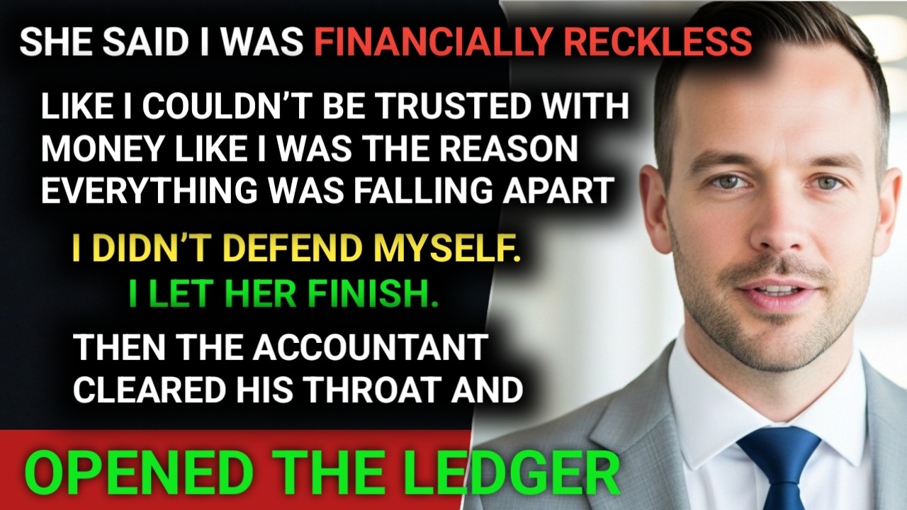 She Told Everyone I Was Financially Reckless — The Accountant Cleared His Throat