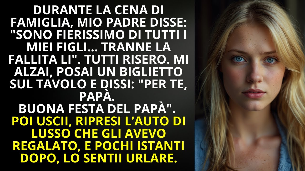 Mio Padre Mi Umilia Davanti a Tutti... Ma La Mia Risposta Lo Distrugge Silenziosamente...