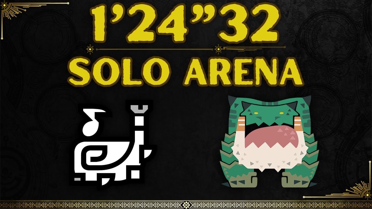 MH Wilds | Solo Arena Quest Chatacabra 1'24