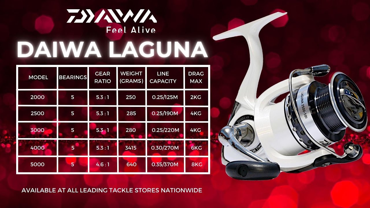 Daiwa Laguna Reel Demo