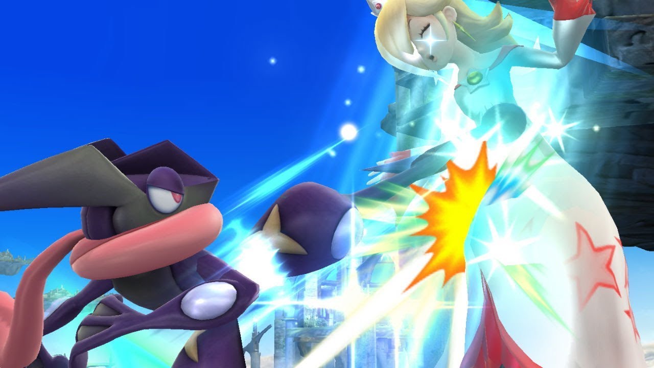 Super Smash Bros. for Wii U: Offline: Carls493 (Greninja) Vs. HolyTwap (Rosalina)