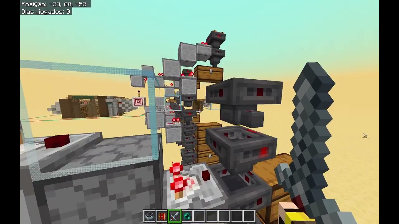 aprendendo a fazer um separador de multiplos itens #minecraft