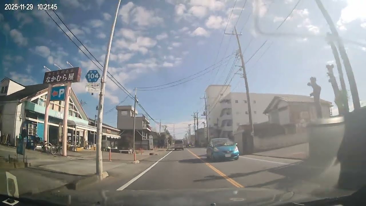 ドラレコ　2025.11.29　10:23　新里町