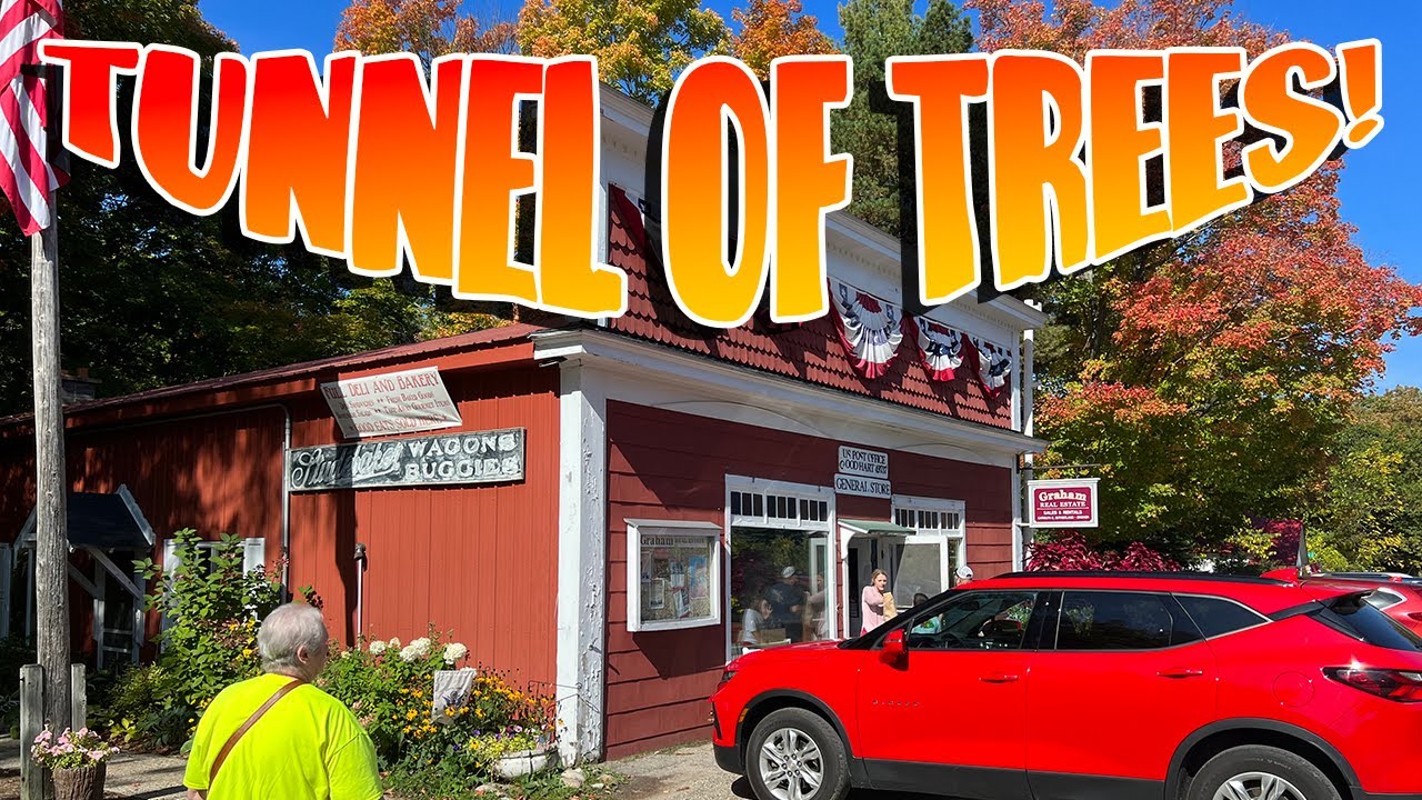 Driving Michigan's MOST Scenic Route! Harbor Springs to the Tunnel of Trees!