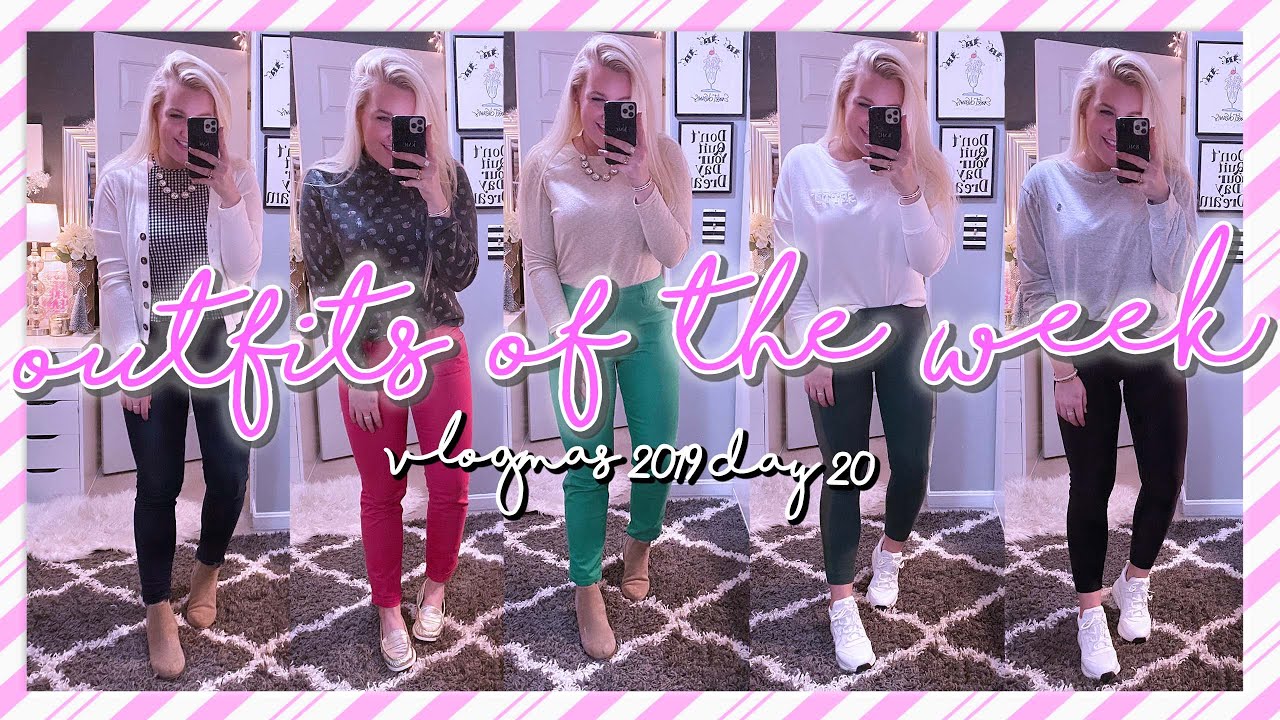 WINTER OUTFITS OF THE WEEK (PREPPY FASHION OOTW 2019) VLOGMAS DAY 20 || Kellyprepster