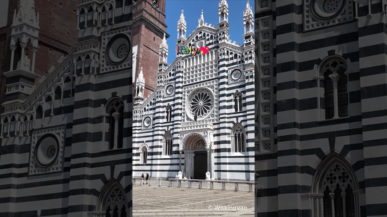 Gothic Grandeur in Monza ⛪💫 #DuomoMonza #ItalianChurches