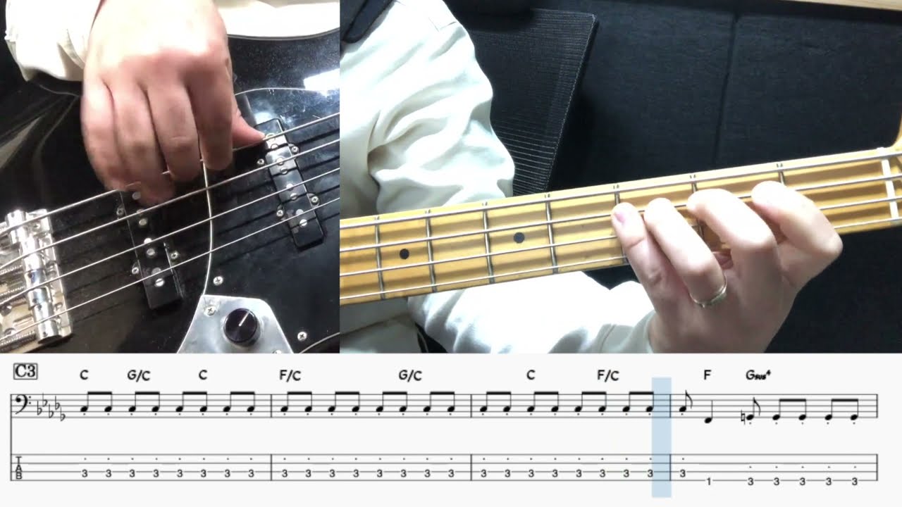 Jump  - Van Halen Bass Cover & Backing Track (With Bass Tab)