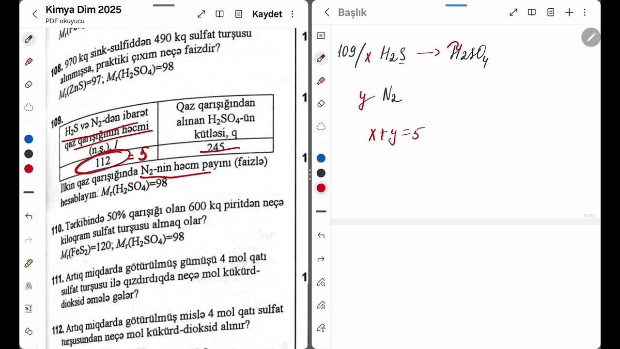 👩🏻‍🏫📝Kükürd. Sulfat turşusu 