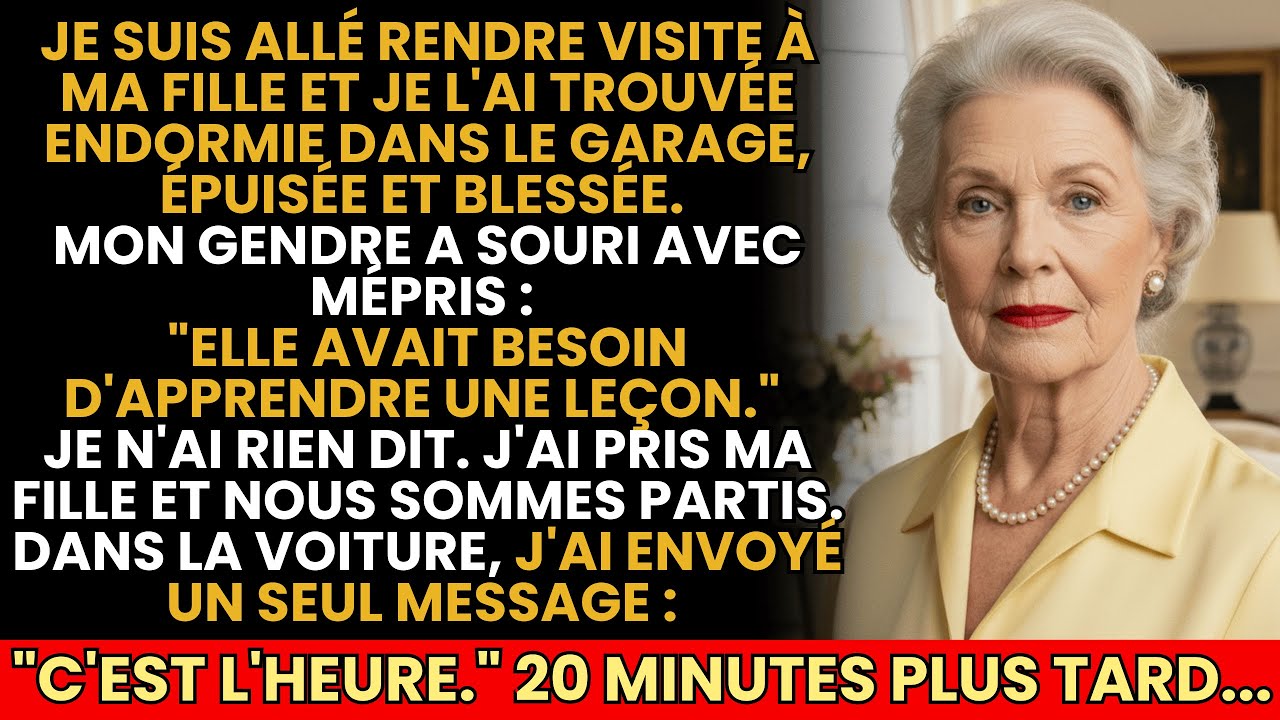J’Ai Trouvé Ma Fille Épuisée, Endormie Dans Le Garage… Et Le Sourire De Mon Gendre A Tout Révélé…
