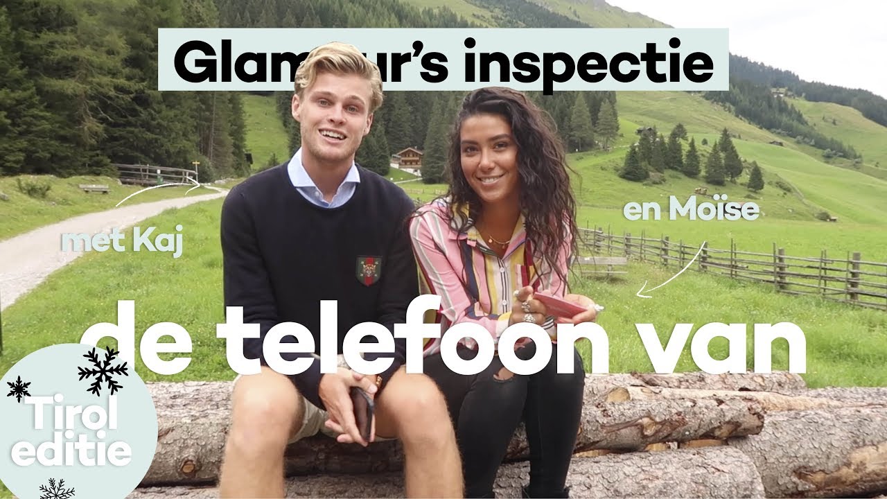 KAJ en MOÏSE spelen OPEN KAART!! ⚠️👀 | Glamour's TELEFOON INSPECTIE: Tirol special | GLAMOUR