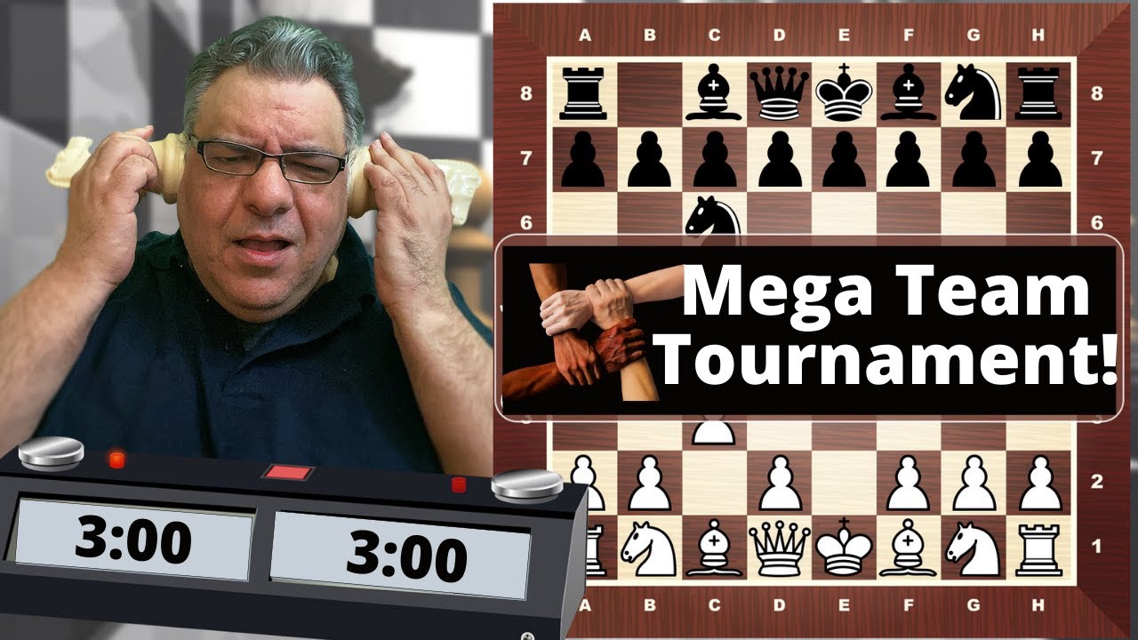 Brutal 3-minute Chess Team Tournament || 17th Lichess Mega Team Battle