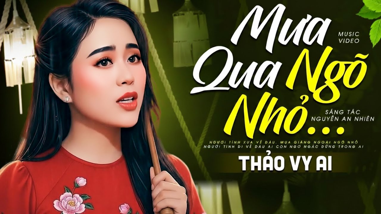 Mưa Qua Ngõ Nhỏ – Thảo Vy AI | Bản Tình Ca Buồn Nghe Là Thấm || Đông Hải AI Official