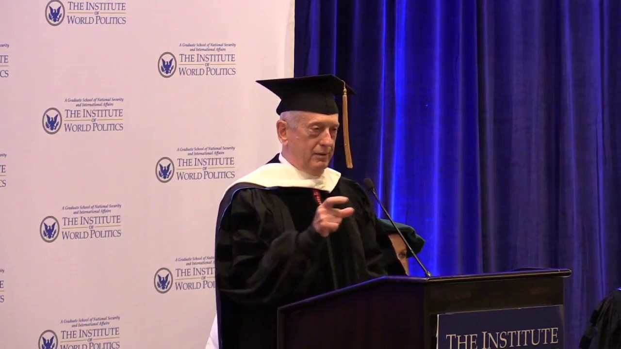 Address by Secretary of Defense James Mattis at IWP Commencement