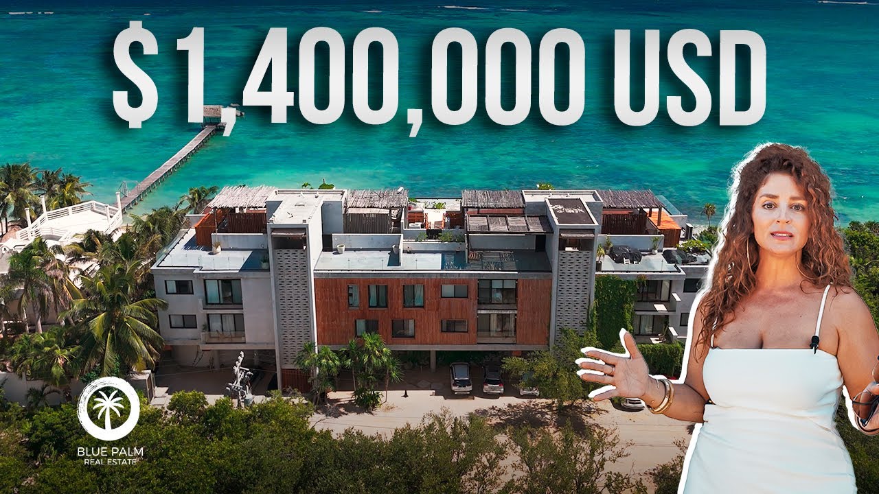 Inside a Stunning Ocean View Apartment in Tulum/ $1,4M USD with private beach!