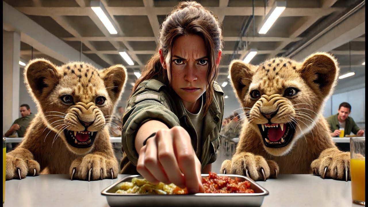 Predator Cubs Steal Lunches—But Freeze When the Human Clears Her Throat!