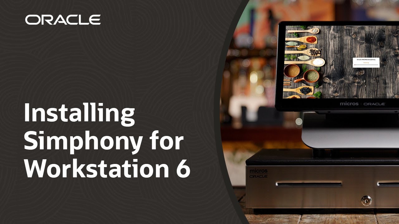 Install Simphony on the Oracle MICROS Workstation 6