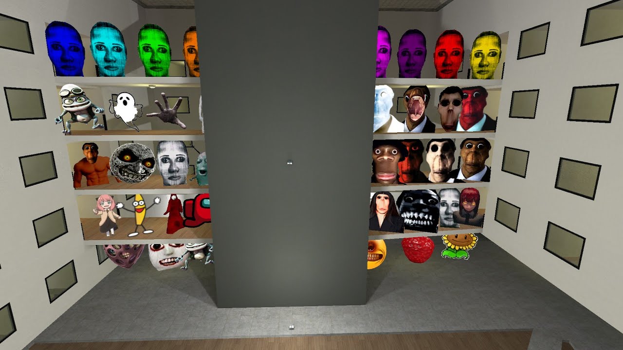 I Opened The Nextbot Wall… And EVERY Nextbot Spawned At Once 😱 (GMod) #gmod #garrysmod