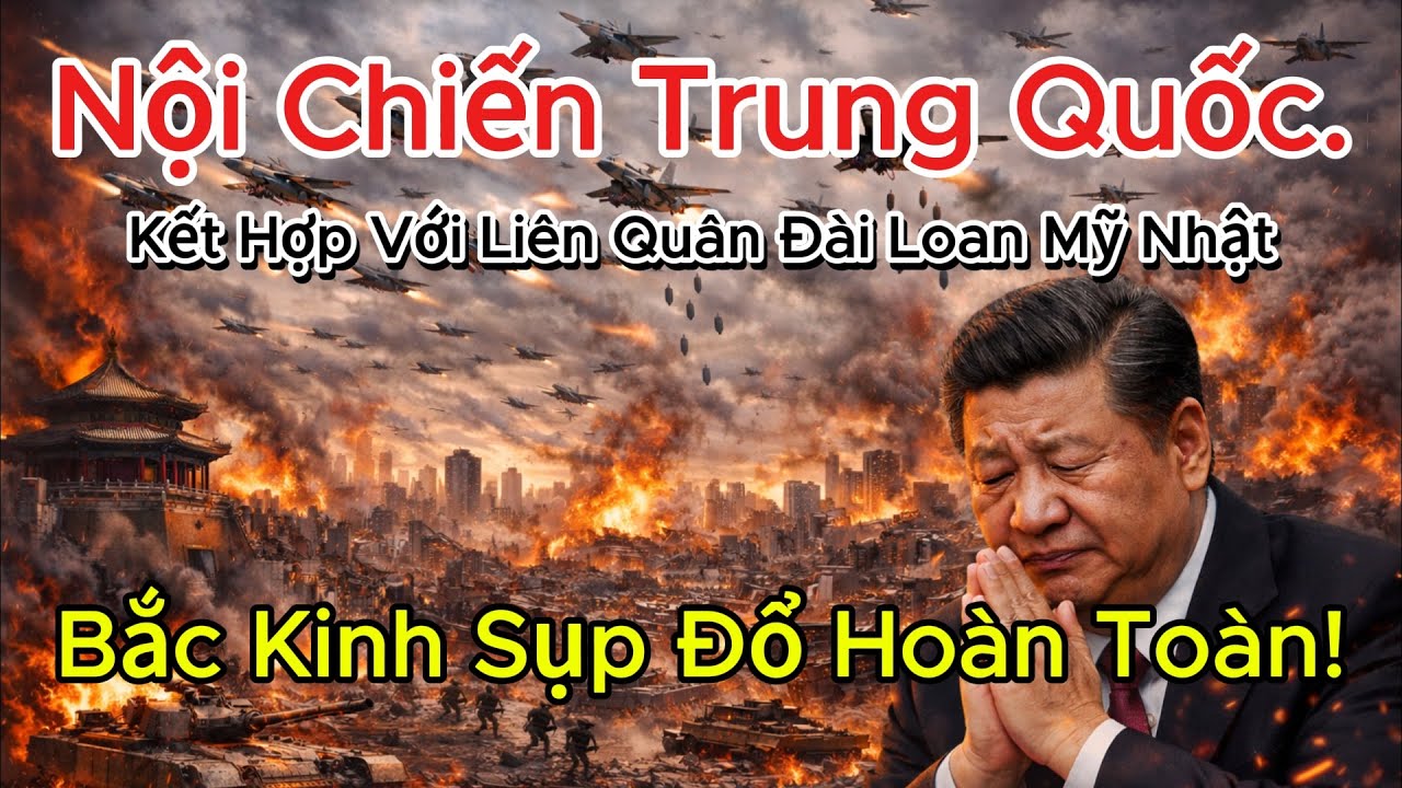 NỘI CHIẾN TRUNG QUỐC: Năm Khu Tự Trị Nổi Dậy, Liên Quân Mỹ Nhật Đài Loan Tổng Tấn Công Bắc Kinh.