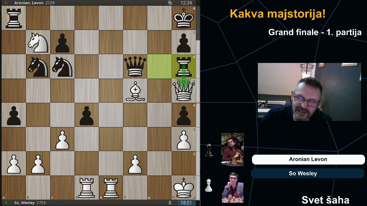 Kralj taktike! Wesley So nadigrao Aroniana – Grand finale #svetsaha #šah