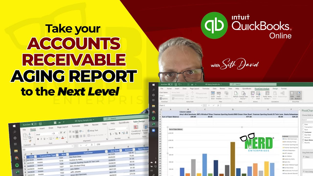 Take your QuickBooks Online Accounts Receivable Aging Report To The Next Level