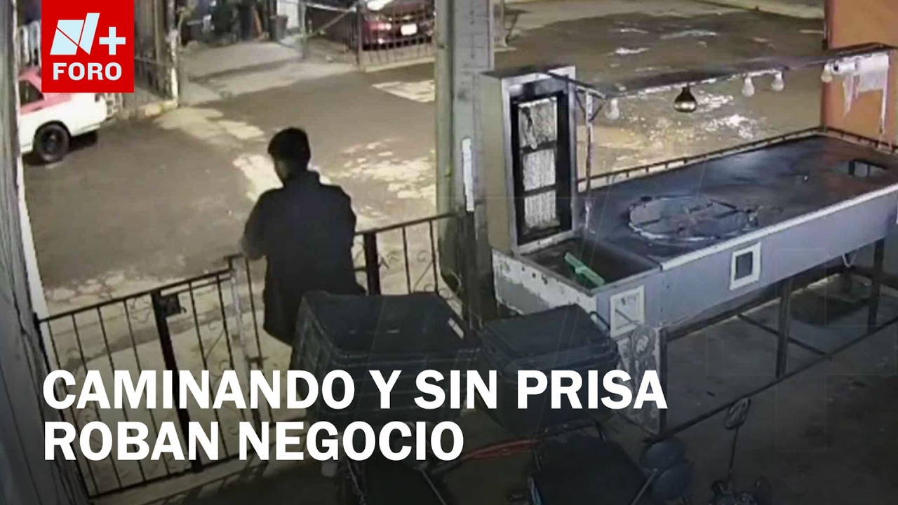 Delincuentes roban negocio de comida en Ecatepec, Edomex - Paralelo 23