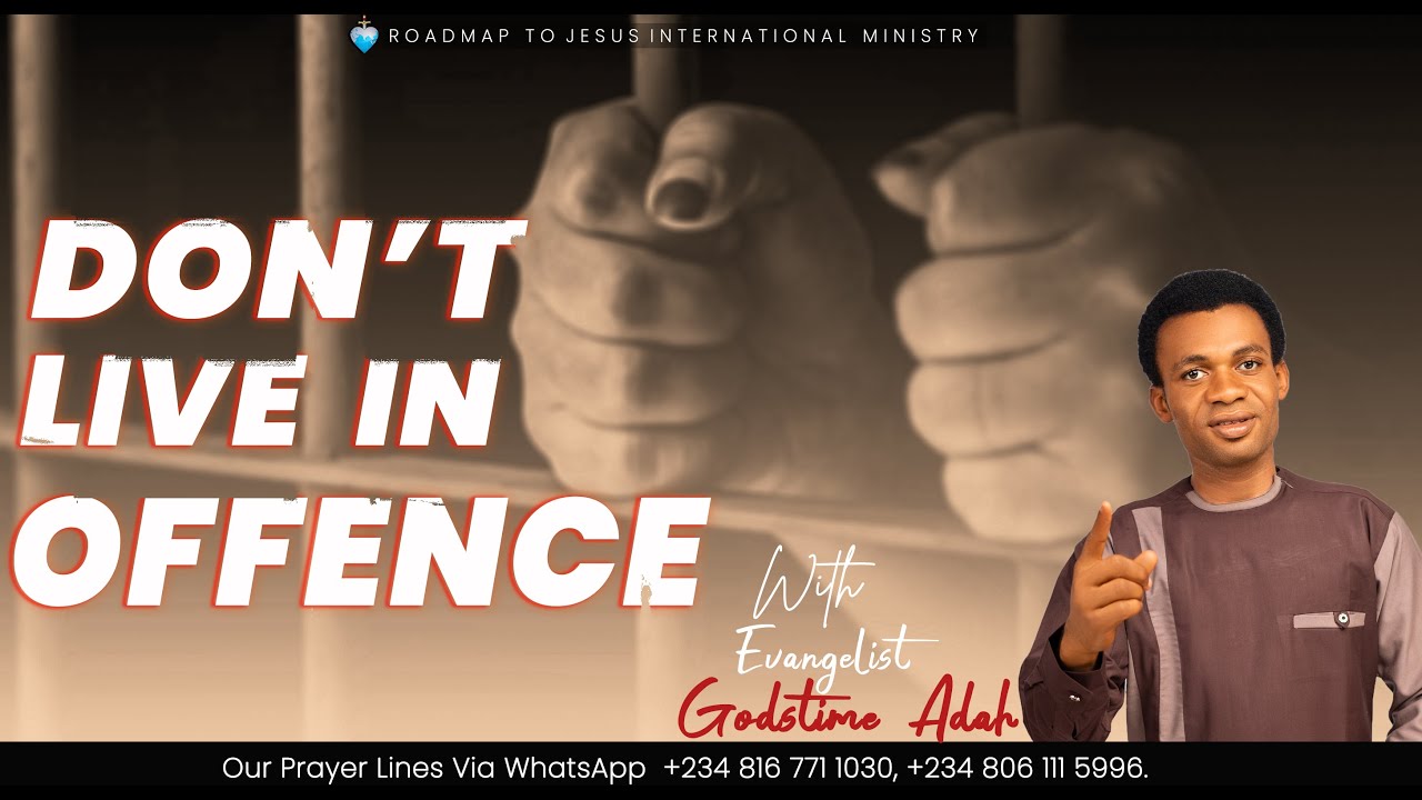 DON'T LIVE IN OFFENCE