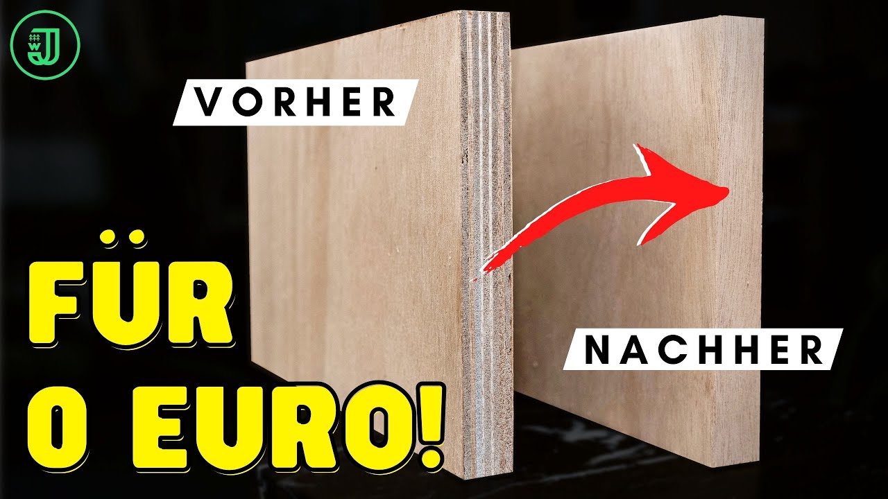KANTENUMLEIMER f&uuml;r 0 Euro: Dieser TRICK f&uuml;r SPERRHOLZ, MULTIPLEX & Co ist genial! | Jonas Winkler
