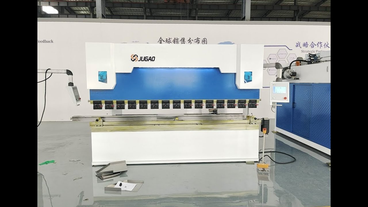 CNC hydraulic press brake.CNC bending machine. for metal brake. with JUGAO T8 controller.