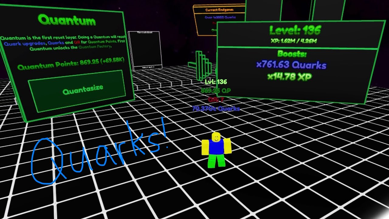 Roblox: Quark Incremental Simulator - Unedited Longplay
