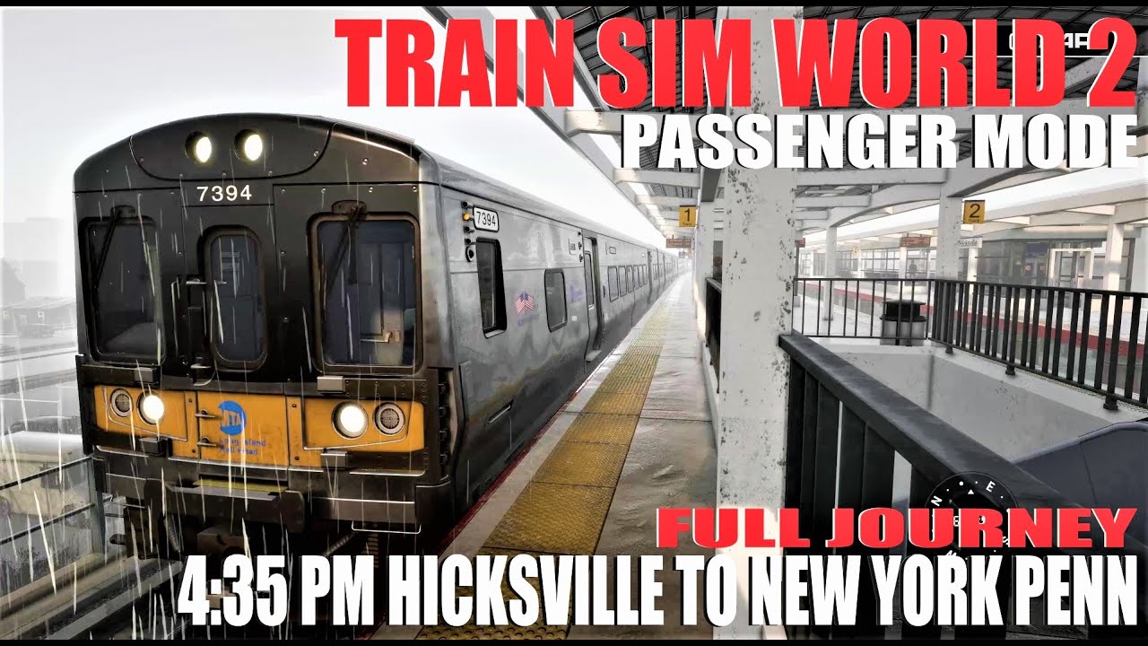 Train Sim World 2 | Passenger Mode | Full Journey | 4:35 pm Hicksville to New York Penn.